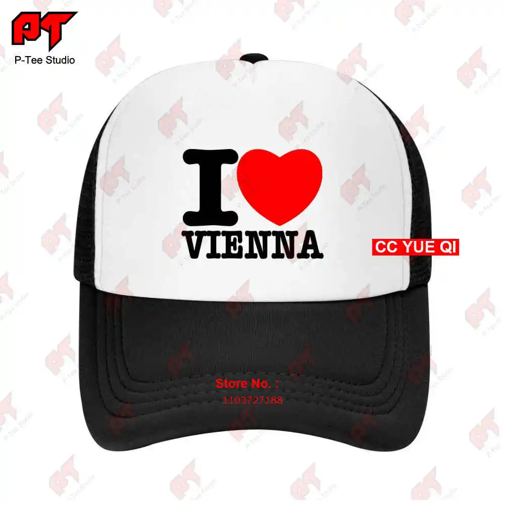 I Love Vienna Baseball Caps Truck Cap 1TQC