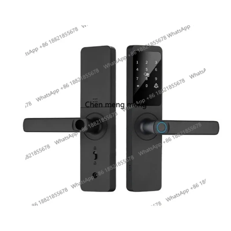 

Door Lock Indoor Password Fingerprint Remote Unlock Keycard Tamper Alarm Battery Powered