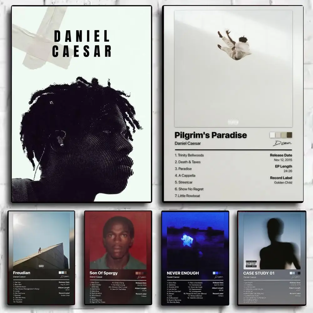 Singer D-Daniel Caesar music Poster Wall Art Print Poster for Bedroom Living Room Home Decor Gift Artwork