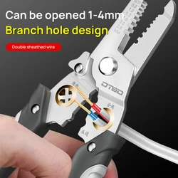 Wire Stripper Decrustation Pliers Multi Tool Ire Stripper Electric Cable Stripper Cutter Multifunctional Wire Repair Tool Pliers