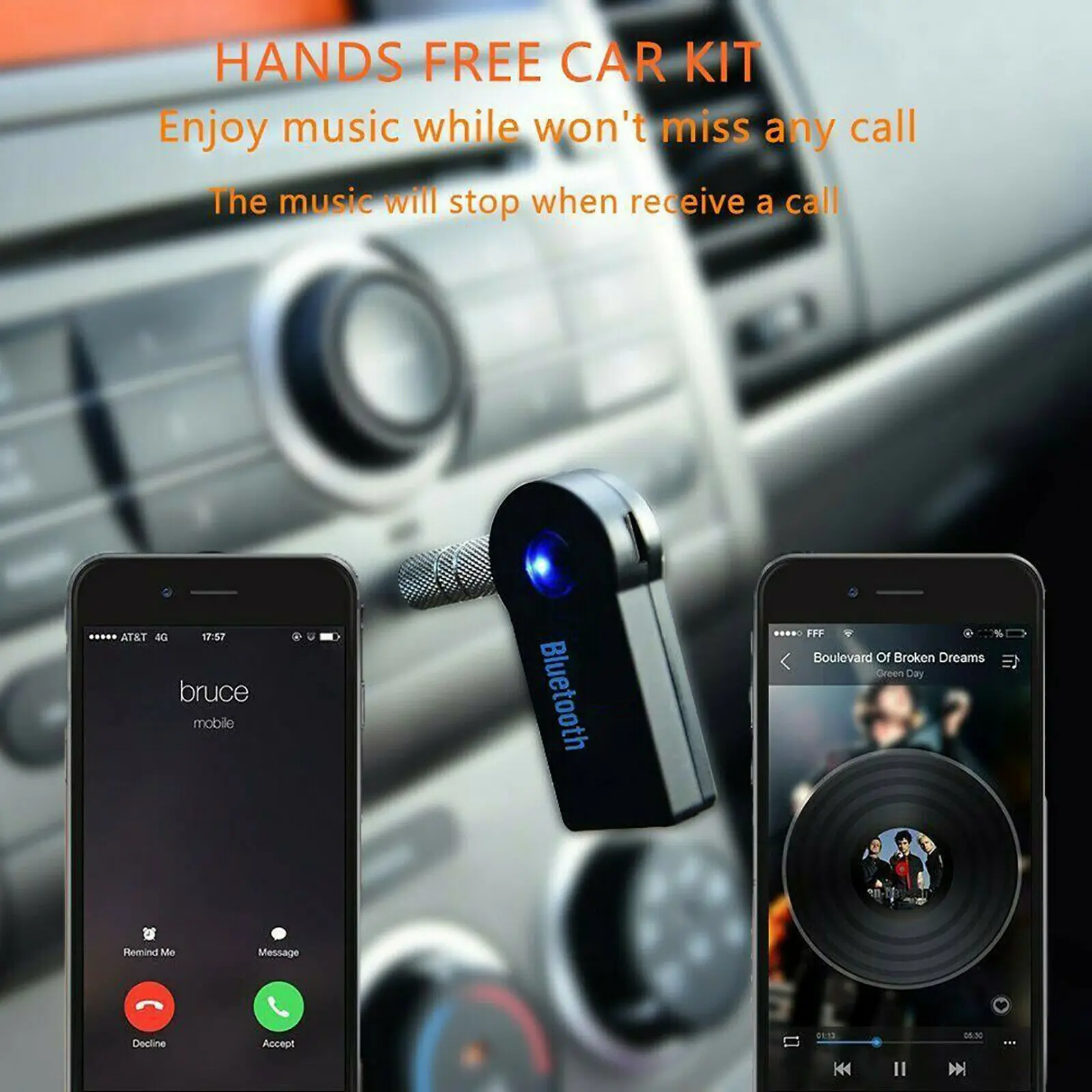 Bluetooth 5,0 Audio Empfänger Mini Bluetooth Stereo AUX USB für PC Kopfhörer Auto Handfree Wireless Adapter