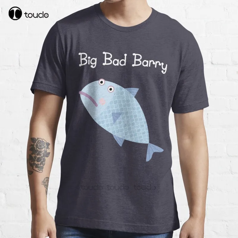 New Big Bad Barry T-Shirt Cotton Men Tee Shirt Custom Aldult Teen Unisex Digital Printing Tee Shirts Custom Gift Tee Shirt