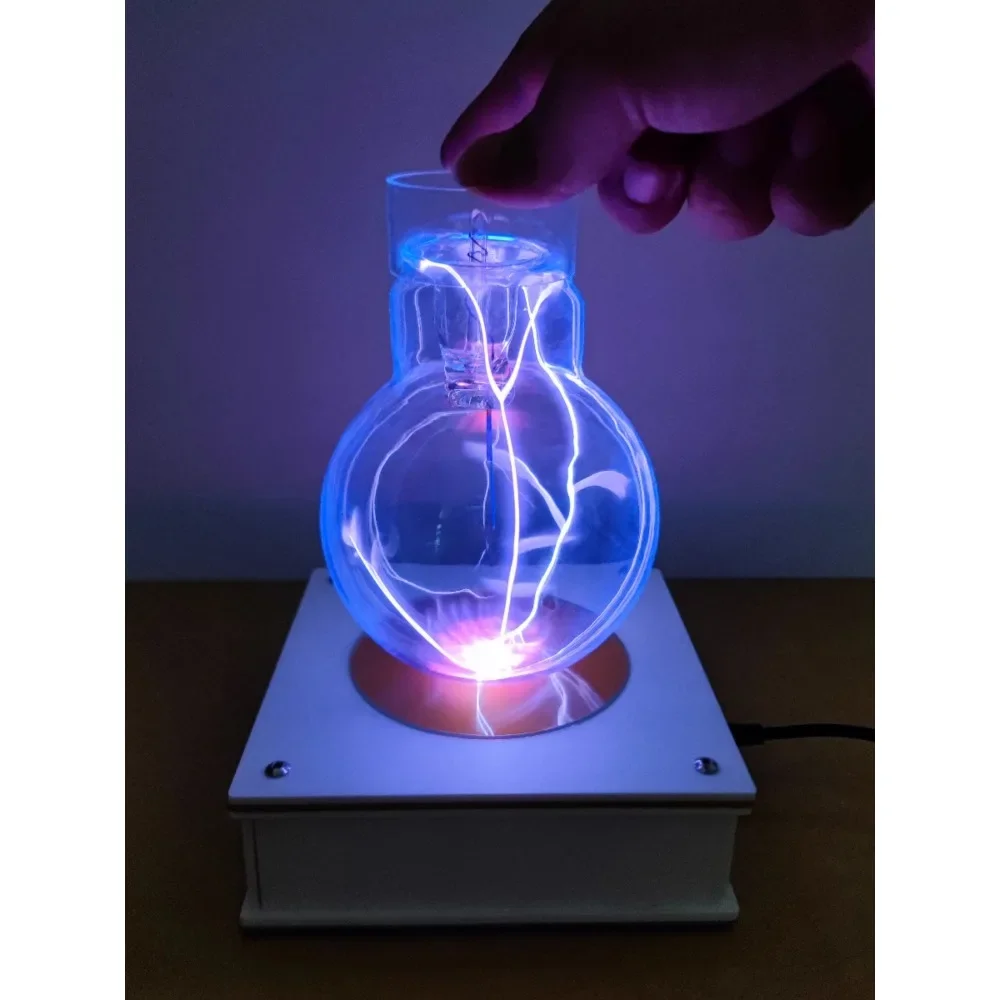 

New Tesla Coil Vacuum Lighting Special Magical Cup Magic Prop Creative Lamp Stand Technology Toy