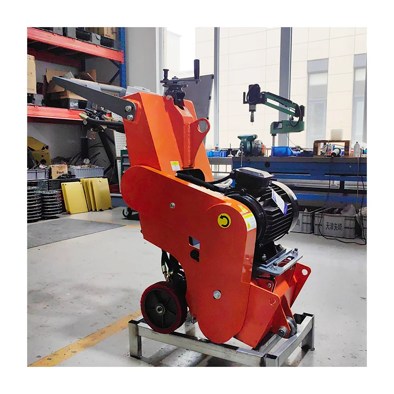 Factory Supply 300mm Walk behind Hydraulic oline floor paint removal concrete scarifier with dust collector