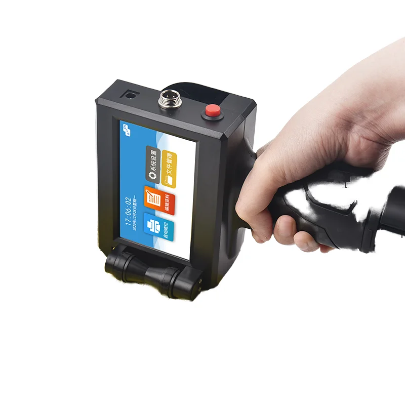Handheld Smart Inkjet Printer Gun 2-12.7mm Date Logo Clothing Tube Digital Printer Metal Plastic Coding Printing Machine