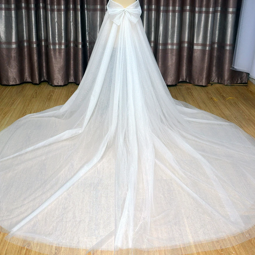 Jupe-train amovible pour mariée, jupe en tulle de mariage, robe de mariée, train détachable personnalisé