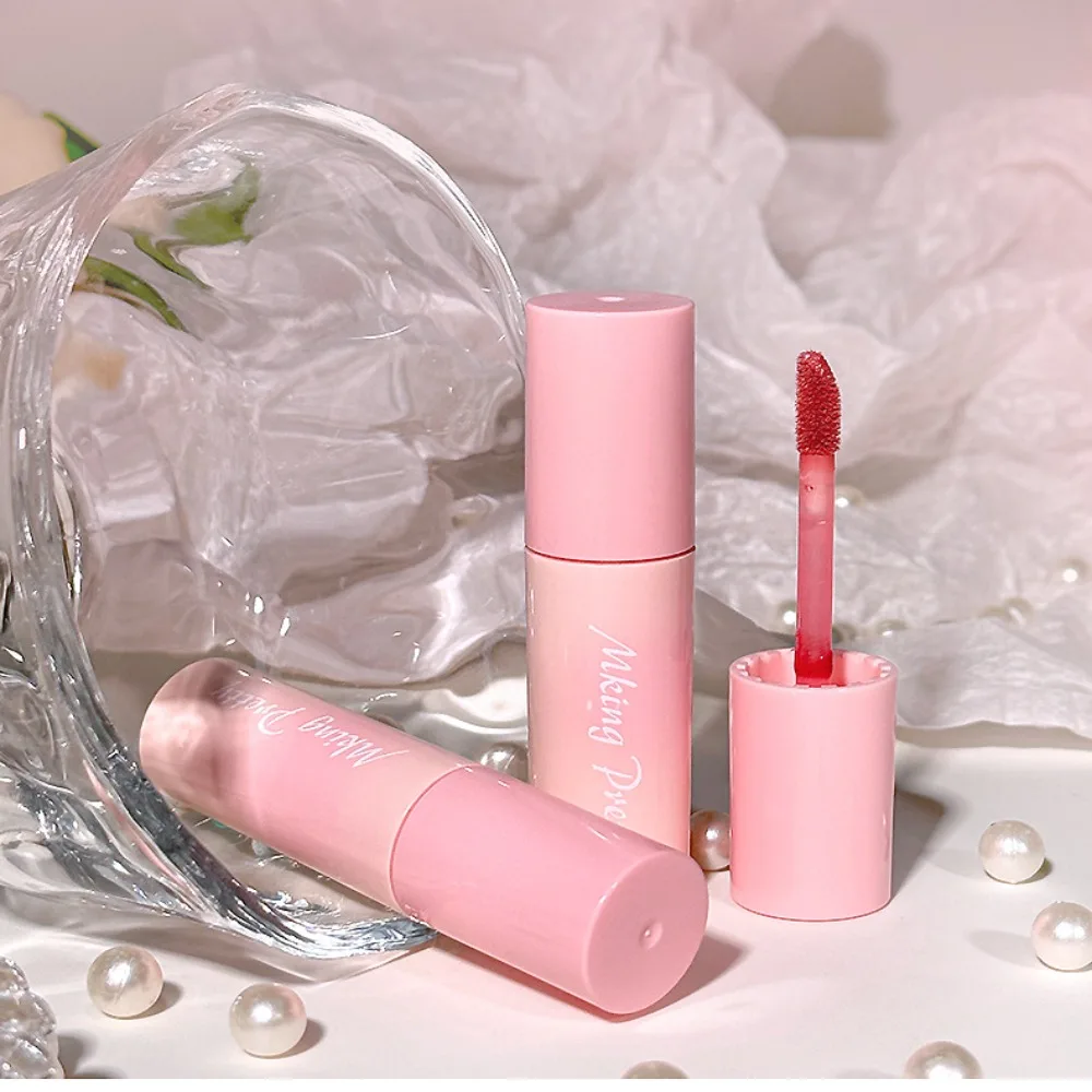 Natural 6Color Velvet Lip Glaze Long Lasting Non-stick Cup Silky Mist Lipstick Makeup Tool Waterproof Lip Stick Mud Women