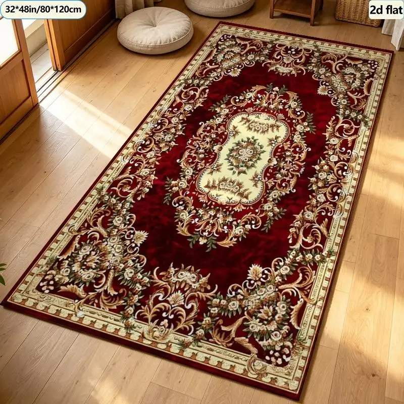 Western Texas Star Carpet Flooring Retro Cowboy Square Area Rug Rustic Country Style Home Living Room Floor Mat