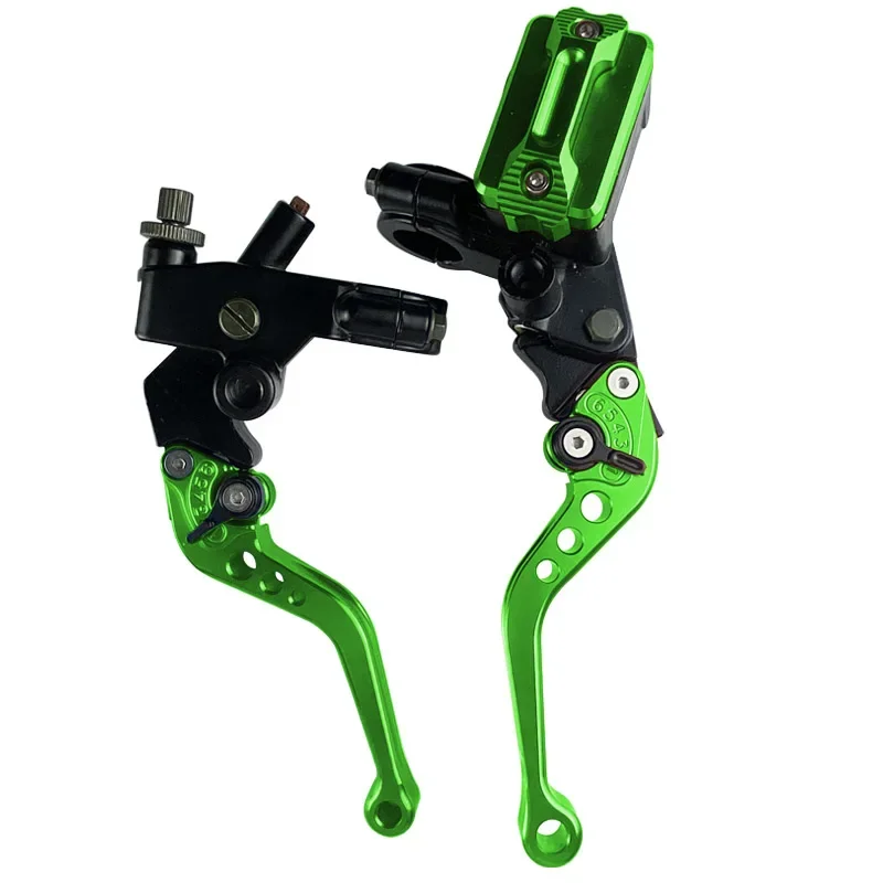CNC Een Paar 7/8 "22mm Universele Motorfiets Hoofdremcilinder Hendel Kabel Koppeling Reservoir Voor Scooter Sport crossmotor
