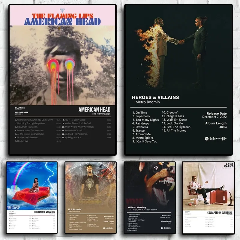 لوحة فنية على قماش الهيب هوب ، ملصق موسيقى ، الشفاه المشتقة ، غلاف الألبوم ، صور غرفة المعيشة ، ديكور المنزل #1