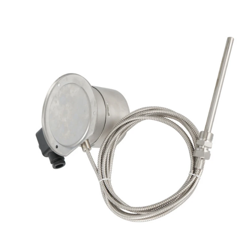 Electrical Contact Pressure Thermometer Capillary Stainless Steel Thermometer Industrial Remote Measurement