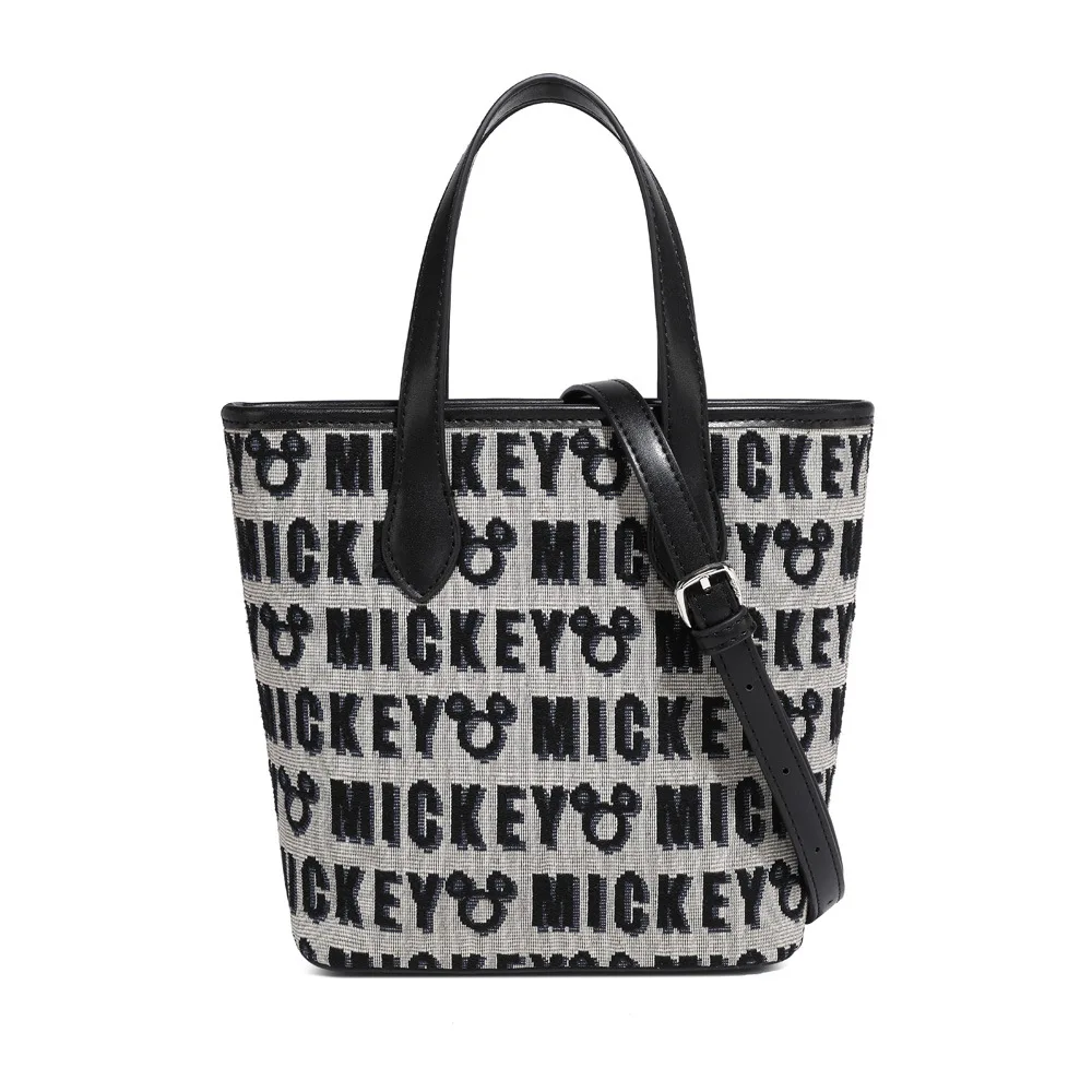 

Disney Mickey Minnie Luxury Purse Handbag for Women Ladies Canvas Tote Shoulder Bag Casual Daily Use Outdoor Travel Bag