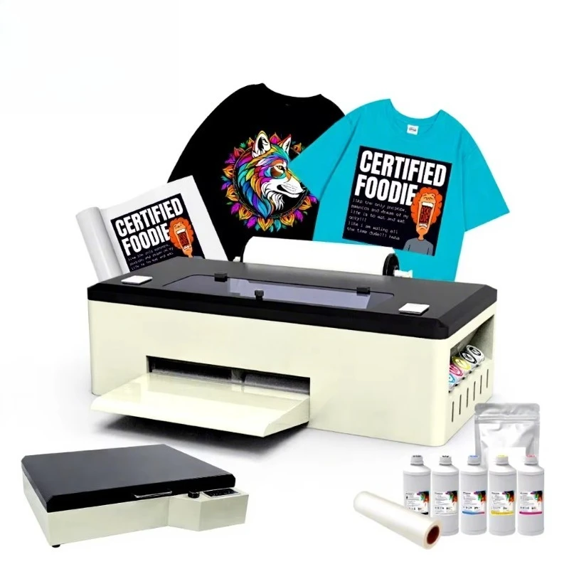 

Цифровой принтер DTF A3 30 см для печати на текстиле и футболках, термотрансферный плоттер для ПЭТ-пленки с печью