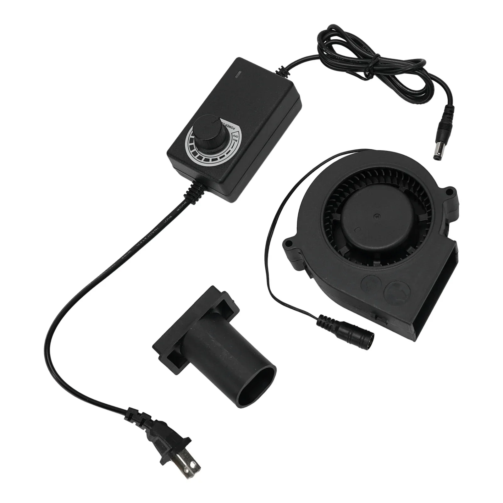 Functional Home Blower Turbo Fan Firewood High Compact Convenient DC Double Ball Powerful Replacing Speed Control