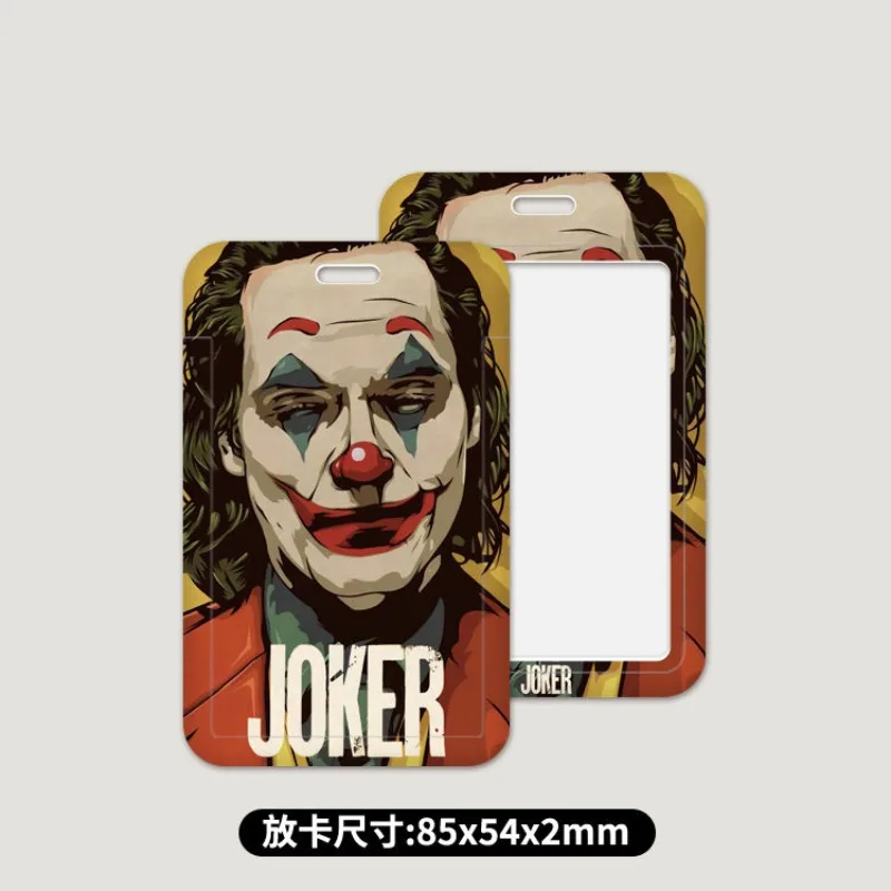 New BeastKingdom Suicide Squad Joker Personalized Creative ID Card Holder with Cartoon Anime Accessories for Student Meal Cards