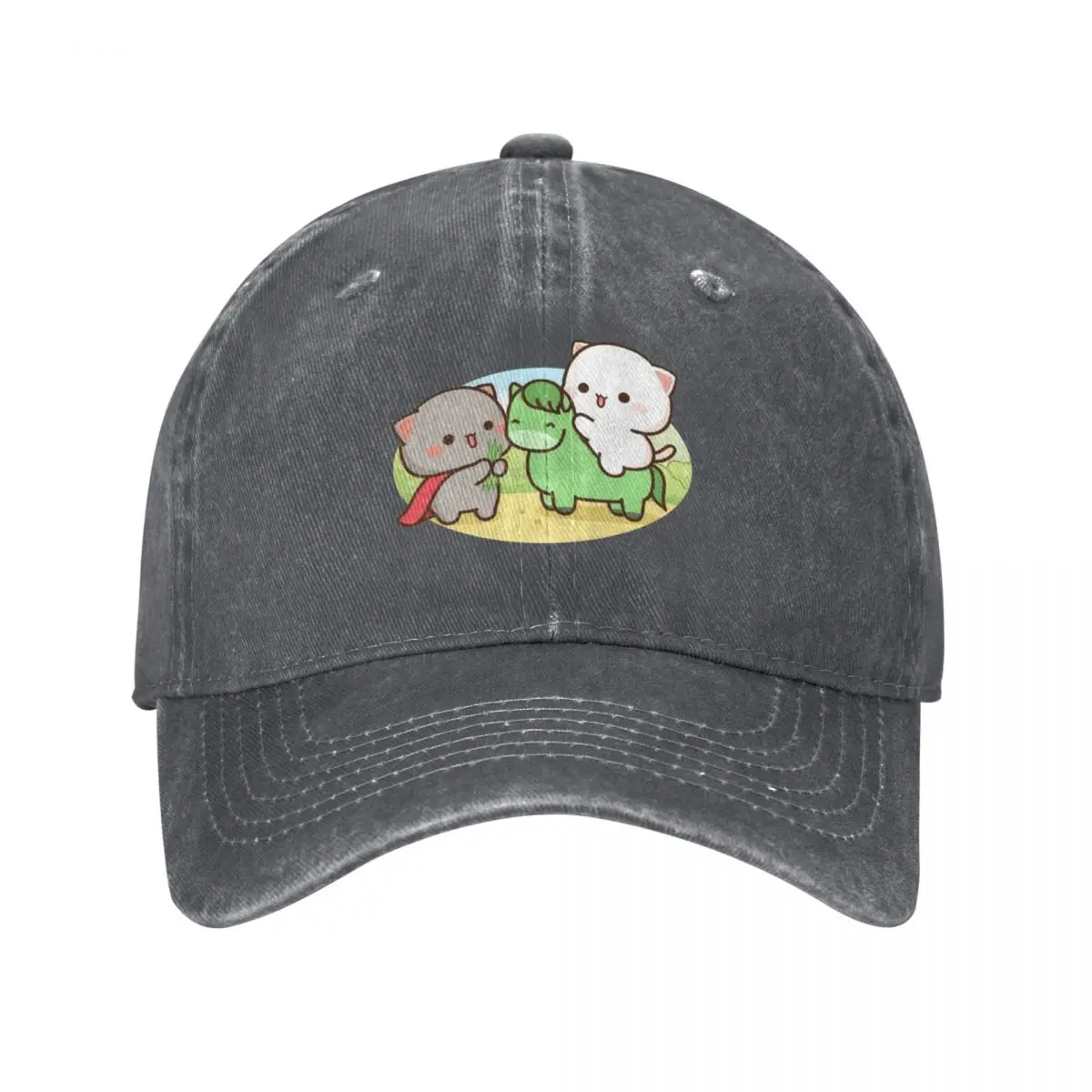 mochi Mochi Peach Cat cartoon Baseball Cap tea Hat foam party Hat Baseball Men Women's