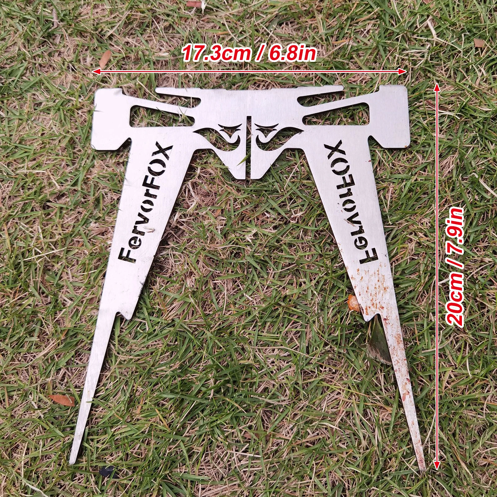 Folding Camping Pot Support Cross Stand Trivet Stove Rack for Outdoor Camping Hiking Backpacking