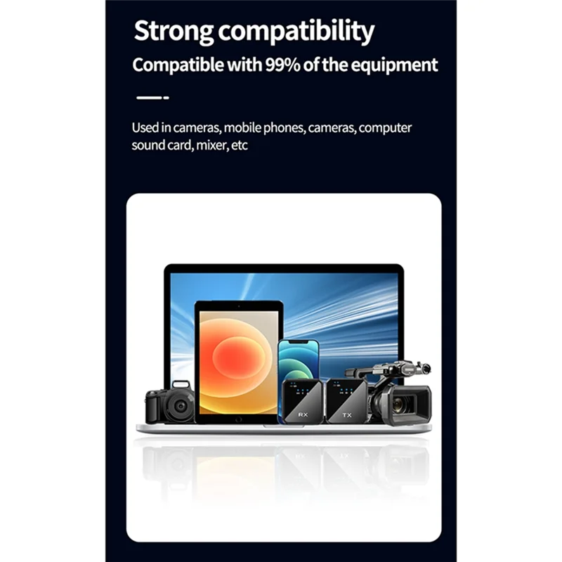 A24p sistema de microfone com cancelamento de ruído sem fio portátil colar clipe microfone podcast entrevista câmera gravação de vídeo