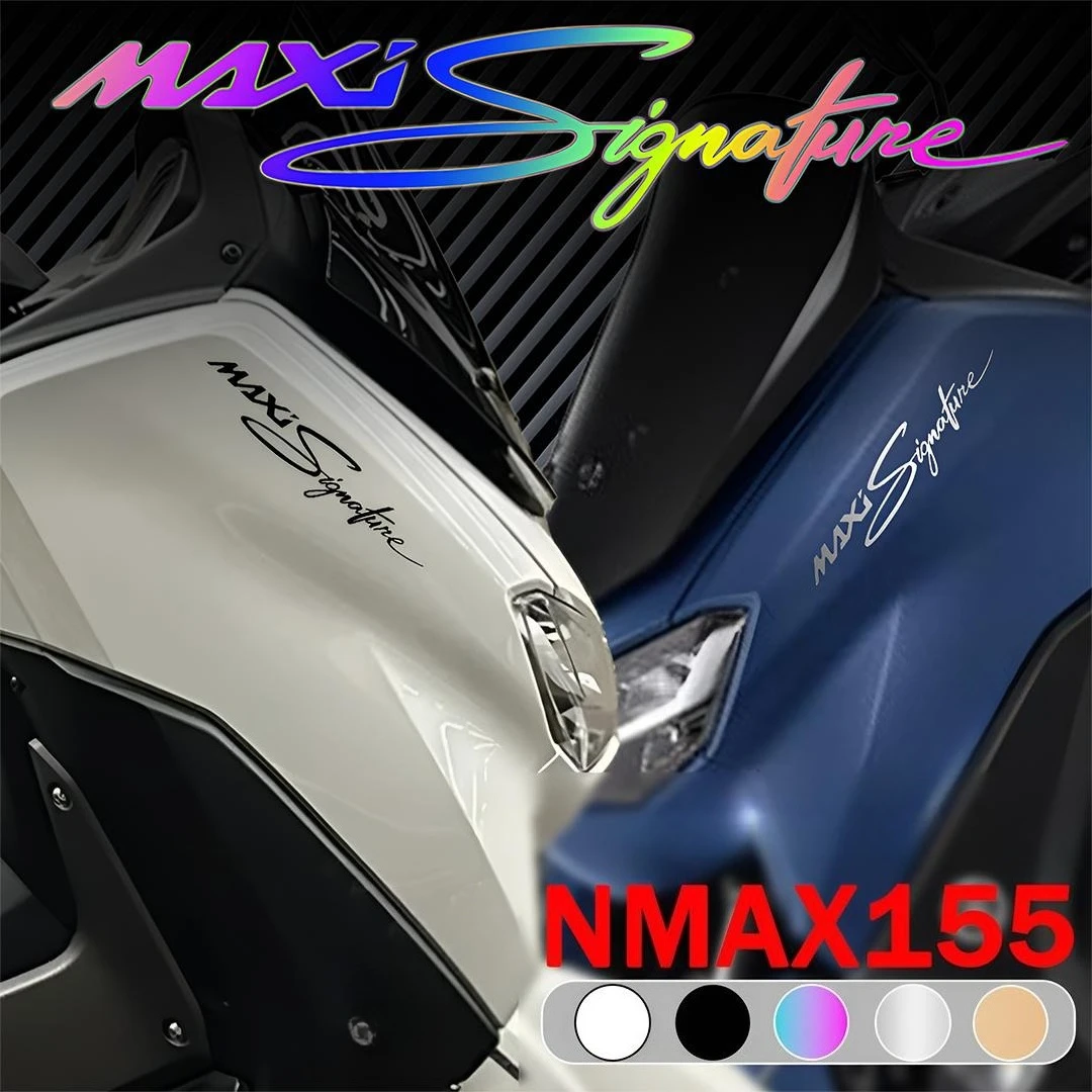 

Для NMAX 155 фирменная наклейка с вырезом на голове мотоцикла, наклейки nmax 155 NMAX 155, украшение с логотипом, виниловые водонепроницаемые наклейки