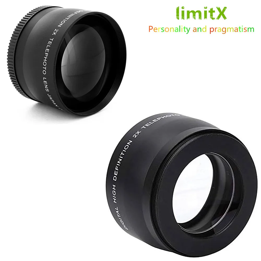 2X Magnification Telephoto Lens For Canon EF-S 18-55mm Lens on EOS 4000D 2000D 1300D 250D 200D 850D 800D SL3 SL2 T7 T6 T100 T8i