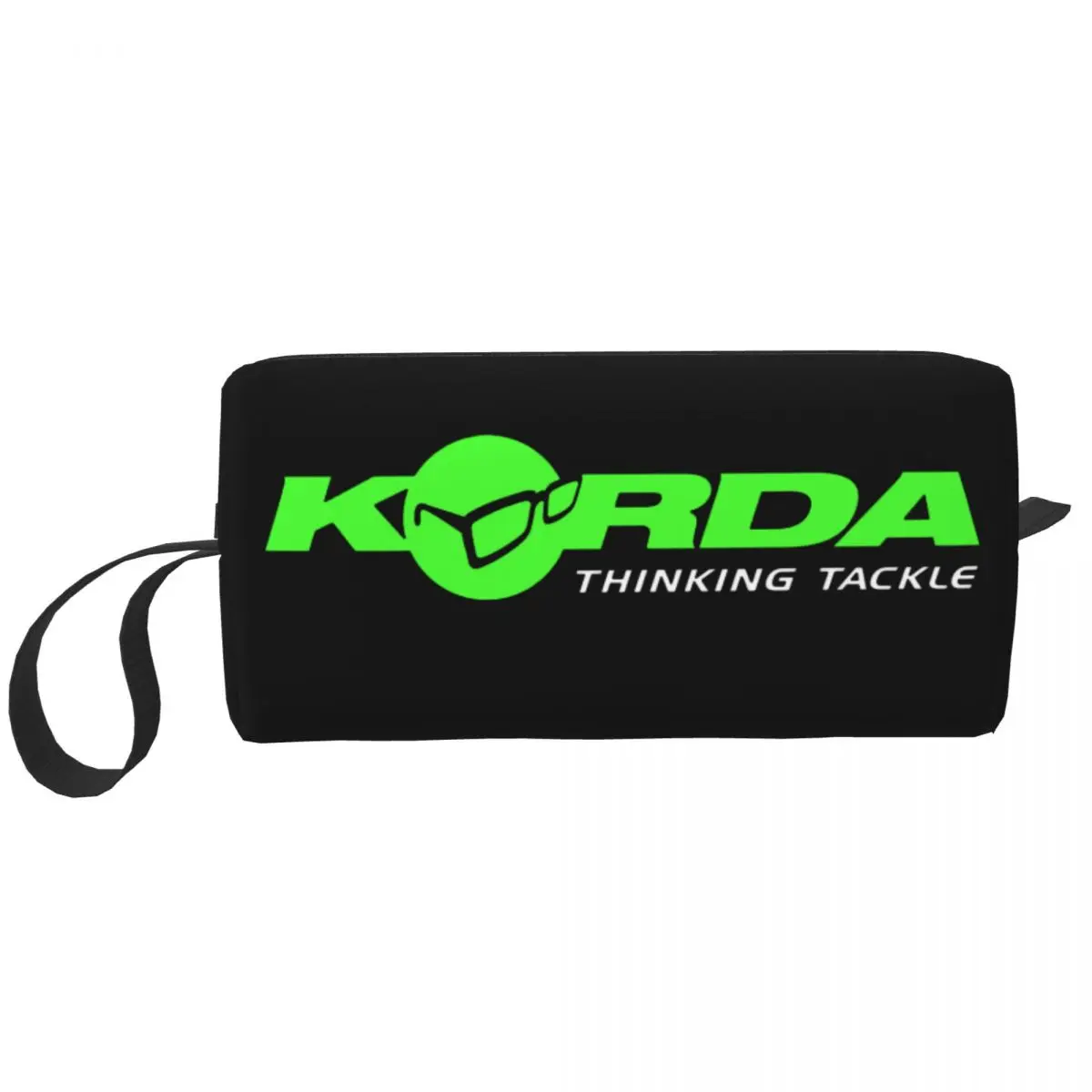 Fashion Korda Fishing Logo Travel Toiletry Bag for Women Fish Carp Fisherman Gift Makeup Cosmetic Bag Beauty Storage Dopp Kit