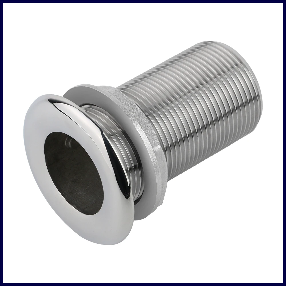 

Boat Thru-Hull Plumbing Fitting 316 Stainless Steel Drain Connector Water Drain Outlet for Interior Diameter Hose for Boat Yacht