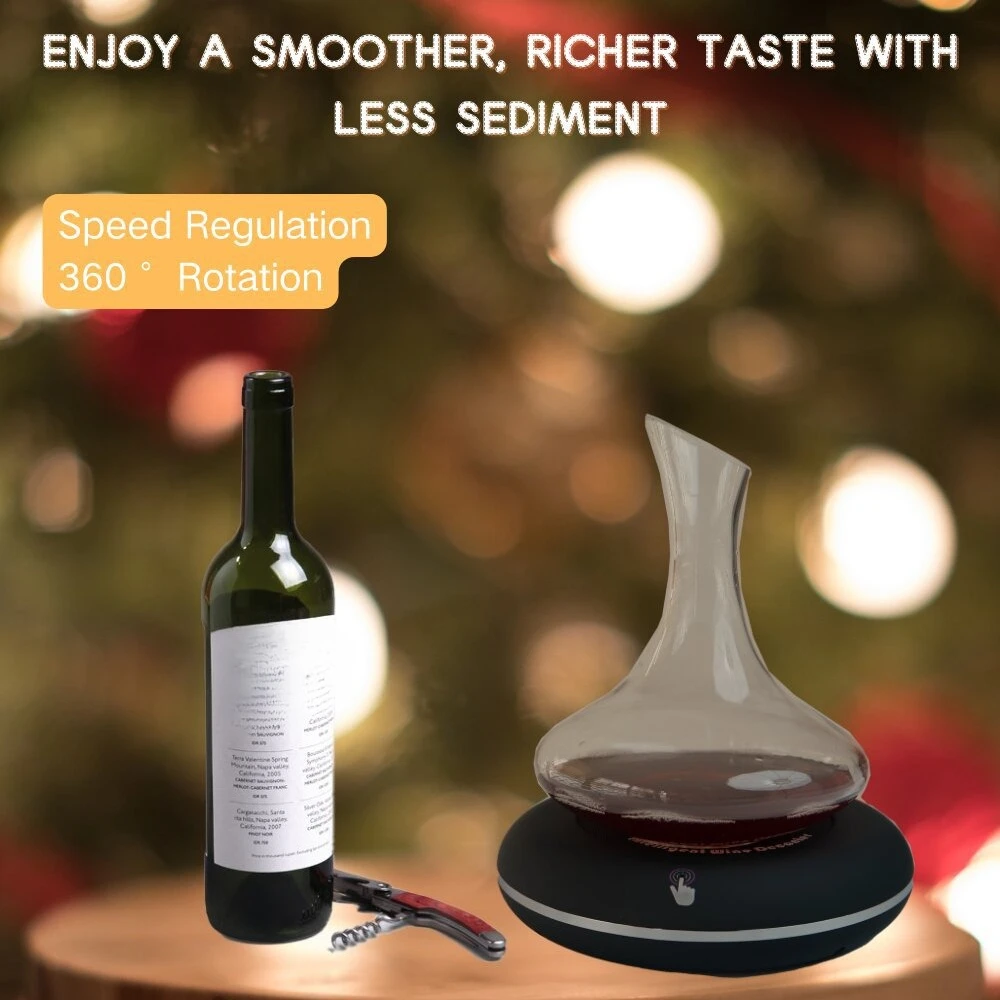 Electric wine decanter, wine intelligent automatic rotation, wine dispenser, intelligent decanter