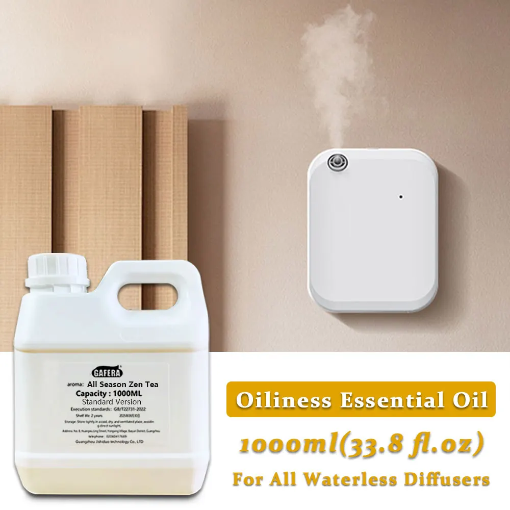 GAFERA 1000 مل (33.8 أونصة سائلة) جميع المواسم Zen Tea/Kempinski/Freesia Hotel Aroma Diffuser الزيوت العطرية - لجميع أجهزة الناشر بدون ماء