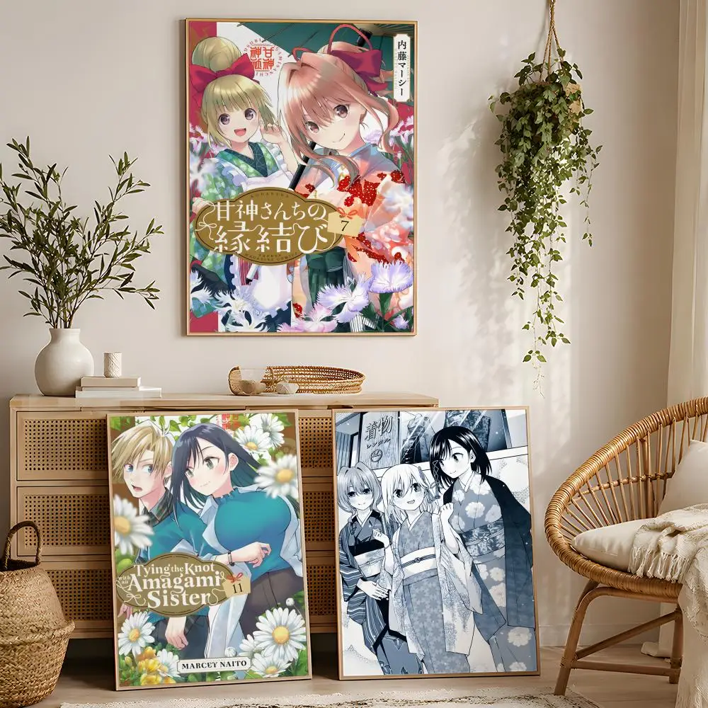 Tying the Knot with an Amagami Sister Poster Waterproof Peel and Stick HD Modern Wall Decor for Bedroom Living Room Dorm Office