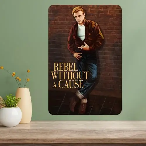 Rebel Without a Cause Classic Movie Metal Poster Sign