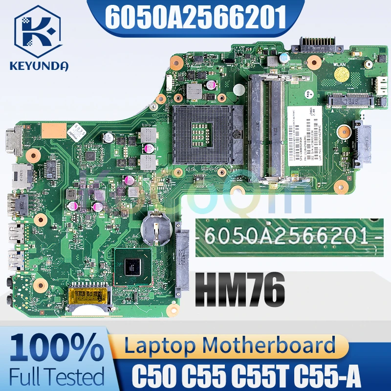 

For TOSHIBA Satellite C50 C55 C55T C55-A Laptop Motherboard 6050A2566201 SLJ8E HM76 V000325050 Notebook Mainboard