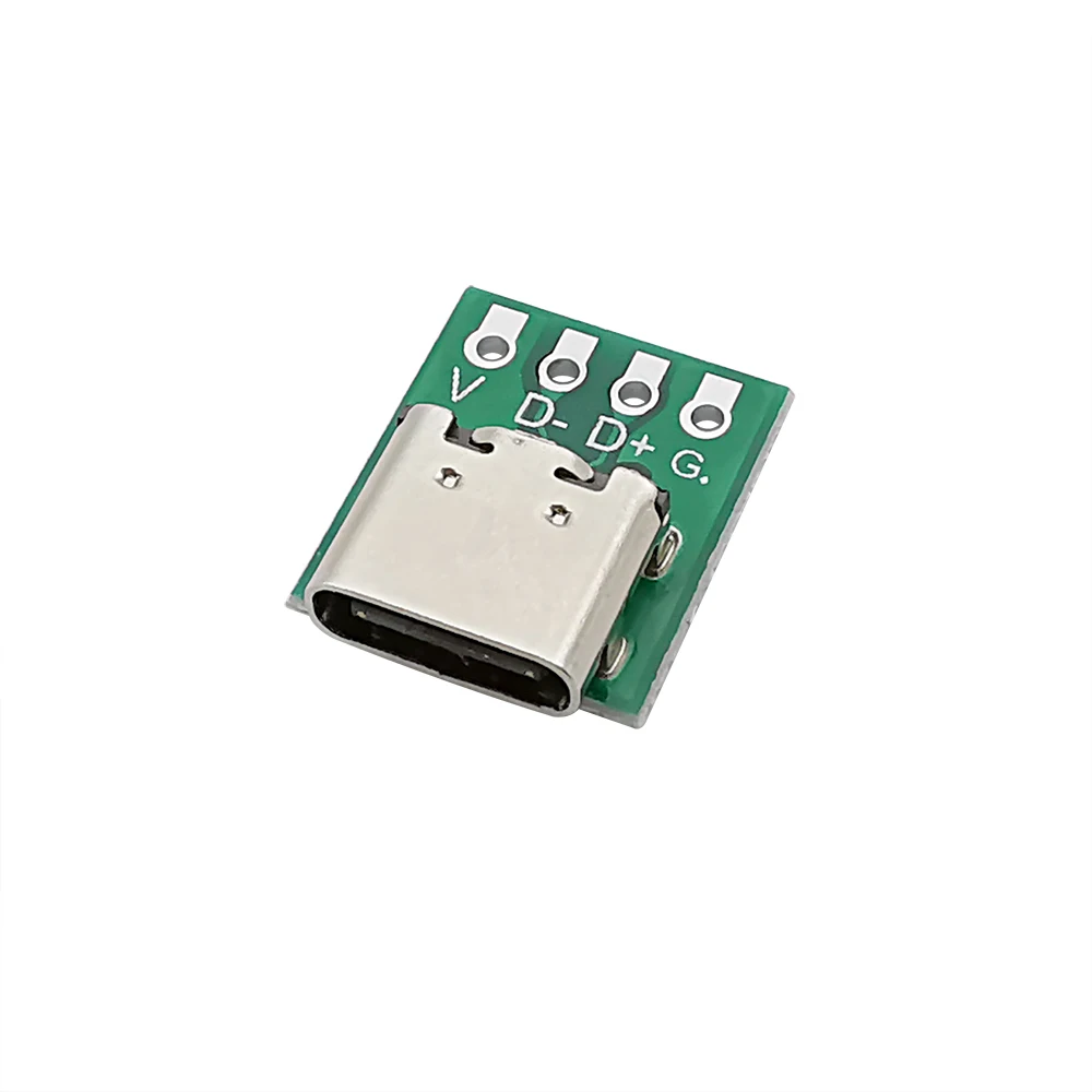 1/2/5Pcs Type C 16 Pin Connector USB-C 3.1 Test PCB Board Plate Adapter Socket For Data Line Wire Cable Transfer