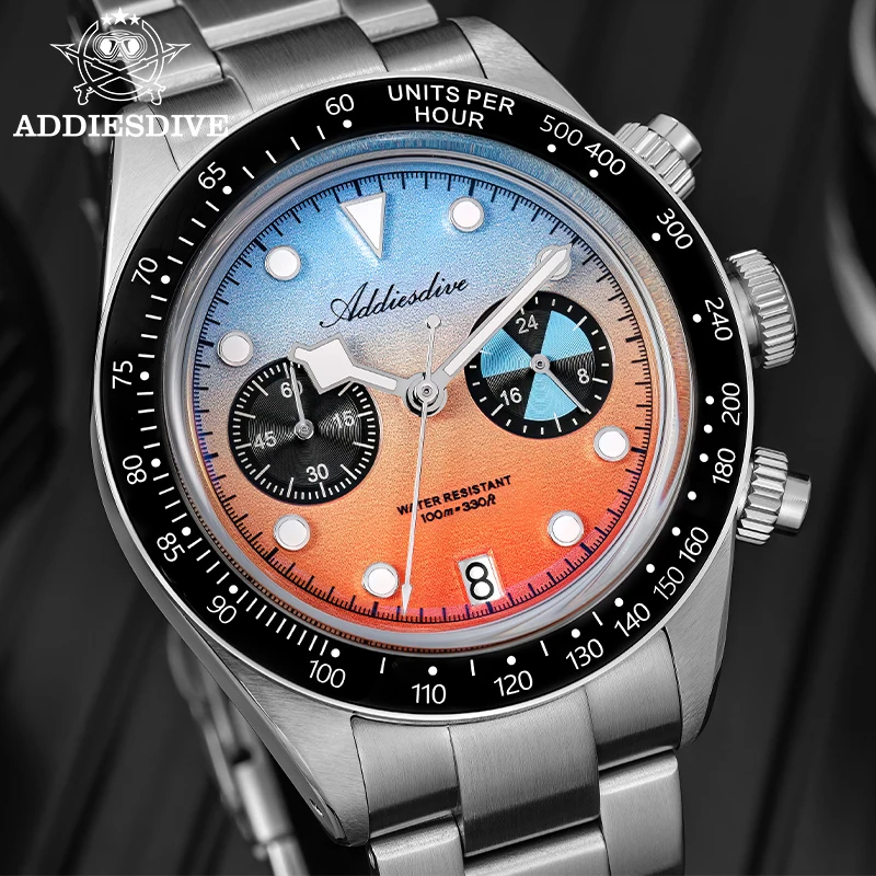 ADDIESDIVE Men's Chronograph Q - Zero Luxury Watch recension och pris