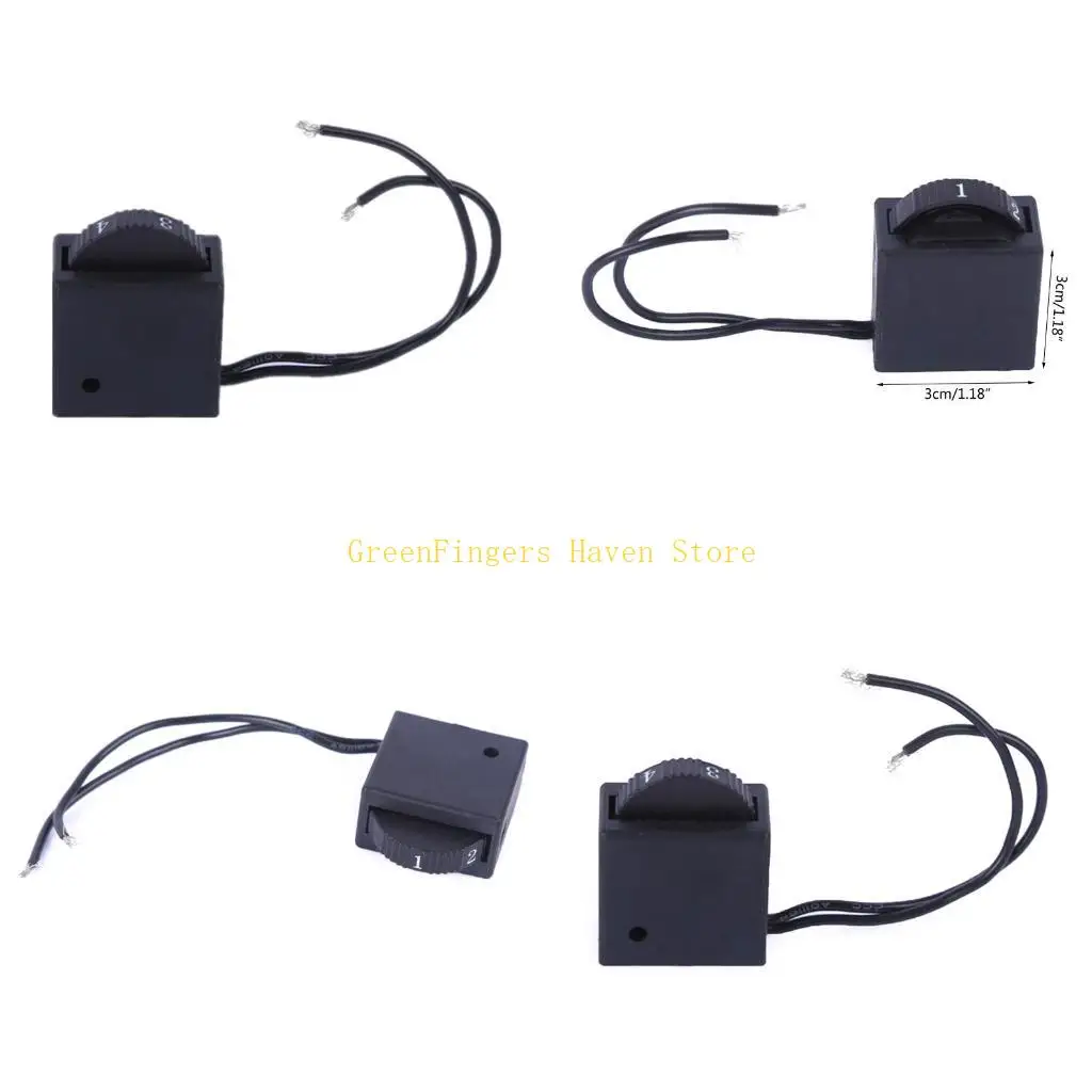 

F68D Electric Grinder Speed Switch 250V 4A Electric Grinder Jig Switch 6-speed