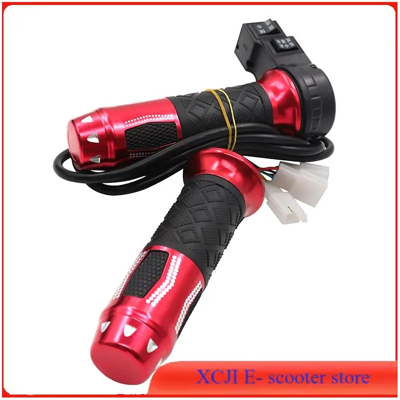 12 فولت-72 فولت العالمي ثلاث سرعات المقود القبضات خنق بدوره مقبض قبضة ل Citycoco سكوتر كهربائي جودة عالية