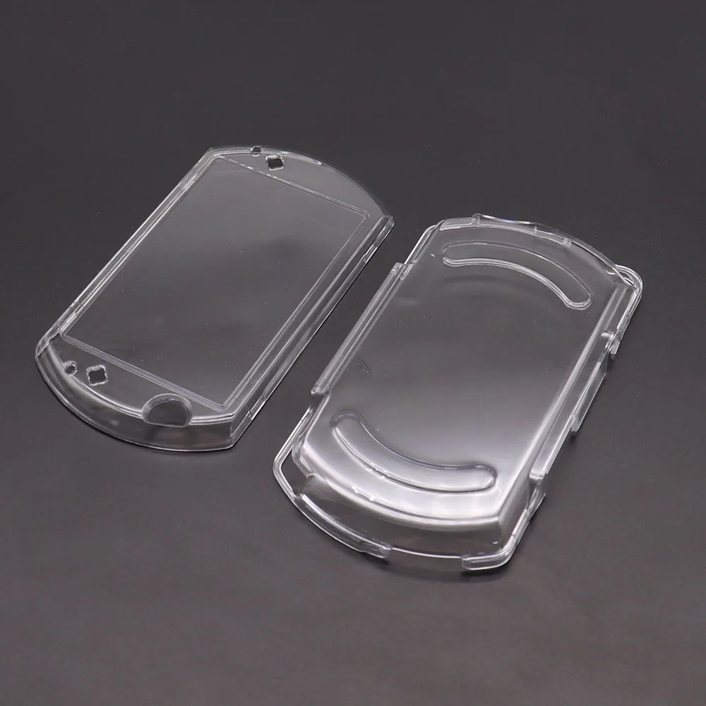 Clear Crystal Protective Case With Pouch Case Carrying Storage Bag & Screen Protective Film  For PSP GO