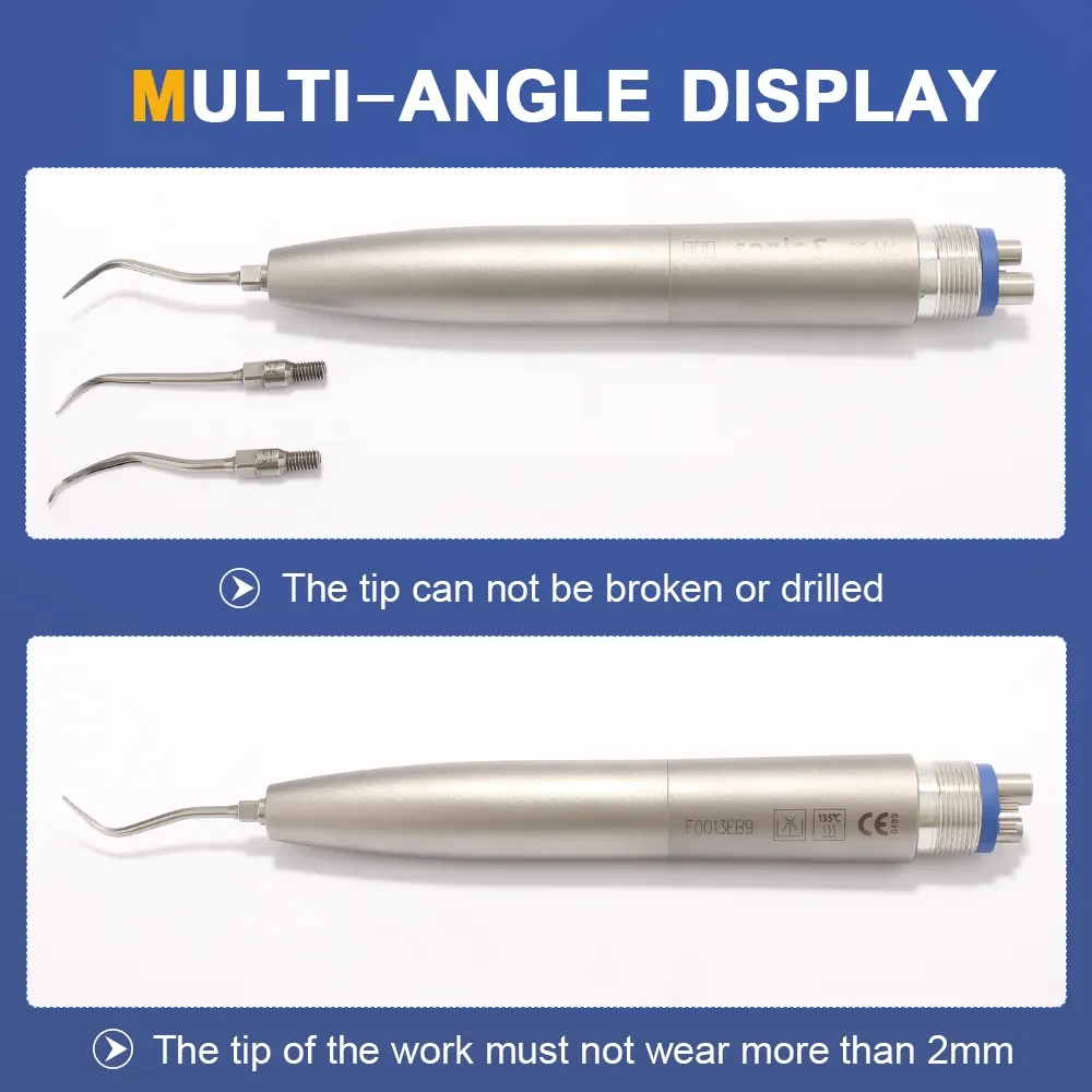 Air Scaler Scaling Tip Mondhygiëne Endodontische Materialen Tand Ultrasoon Handstuk S1 Universal/ S2 Sikkel/S3 Perio Type