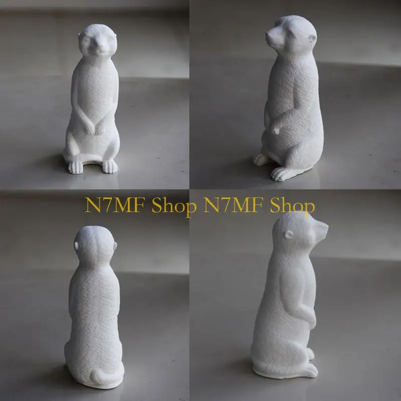 قالب سيليكون مقاوم للحرارة N7MF لشمعة الميركاتس وصناعة الصابون قالب صنع الصابون المزخرف قالب هدايا مصنوع يدويًا #2