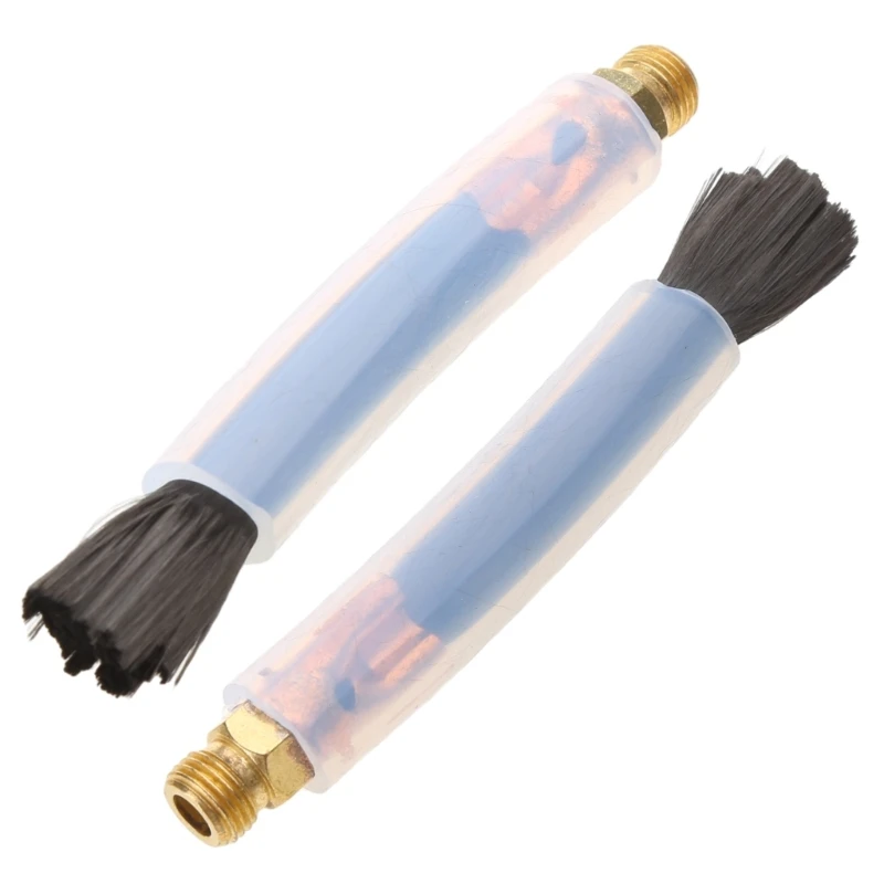 31GJ 6mm/8mm/10mm Copper Head Weld Brushes Polishing Machine Welding Accessories For Weld Seam Bead Joint Cleaning