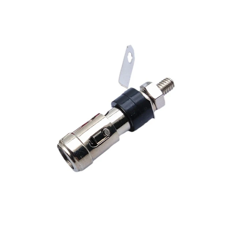 Nickel Plated 33/40mm Spring Terminal Block, Press Type Self-locking Terminal Block, Speaker Amplifier Speaker Connector E4