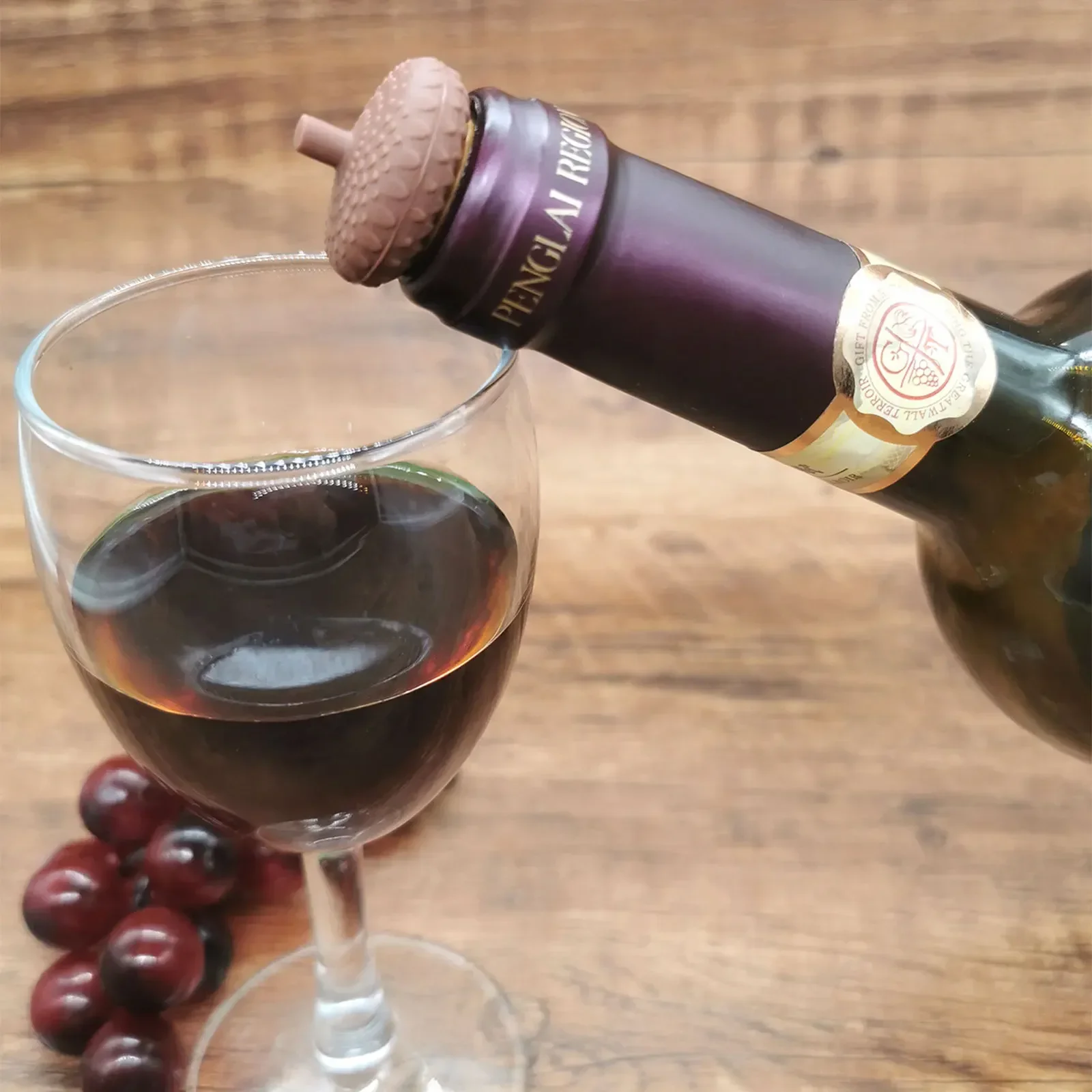 Wine Cork Drinkware Home Silicone Plug Bar Accessories Pinecone Kegland Household Red Wine Hat Chestnut Shape Silica Gel Barware