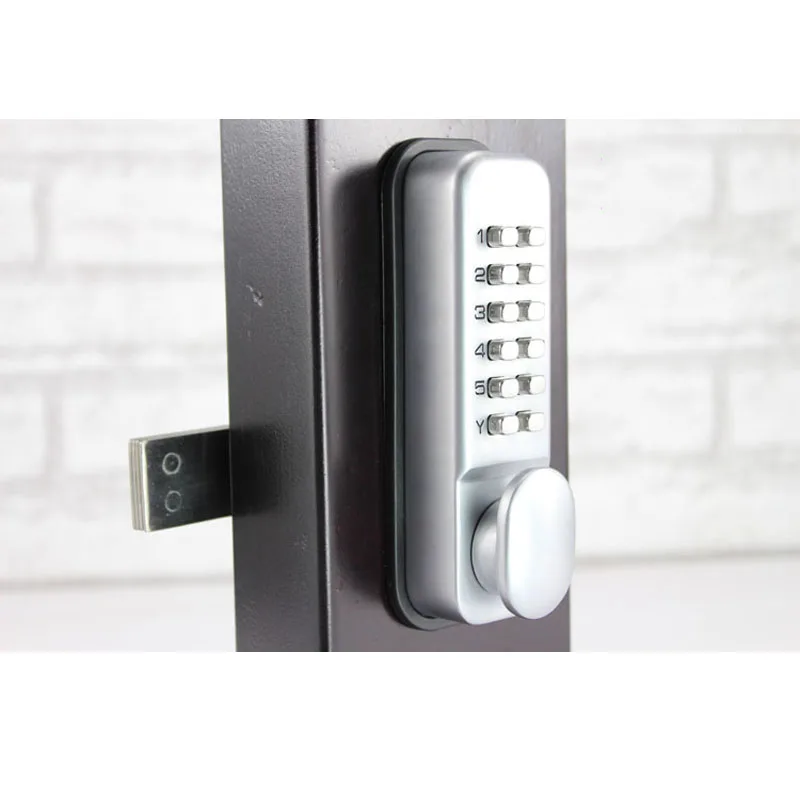 LACHCO Mechanical Code Lock Machinery Keypad Password Door Lock Latch Zinc Alloy Glass Door L18005