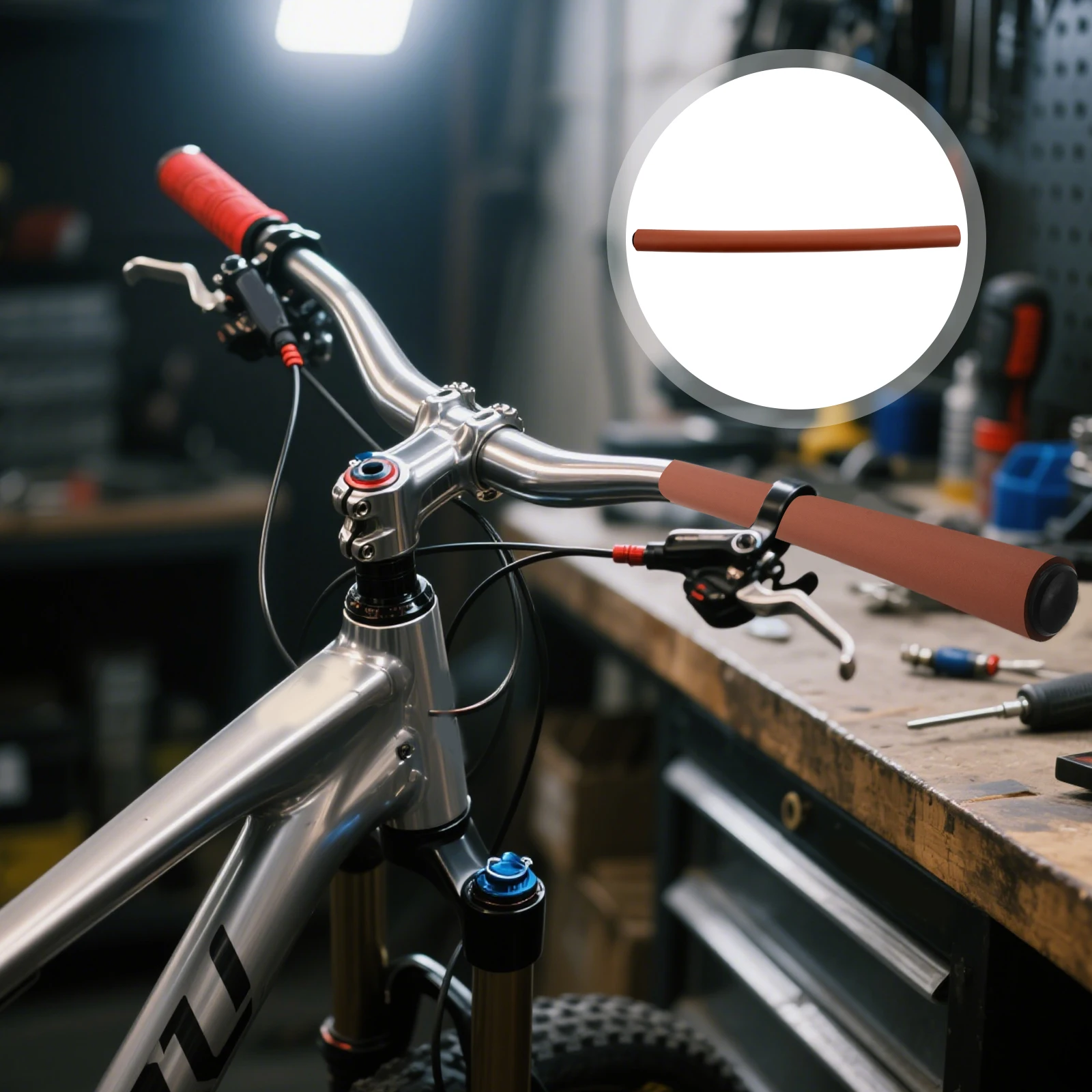 

Bicycle Butterfly Handlebar Grips Ergonomic Foam Mountain Bike Handle Grip Cover Shock Absorbing Electric Scooter