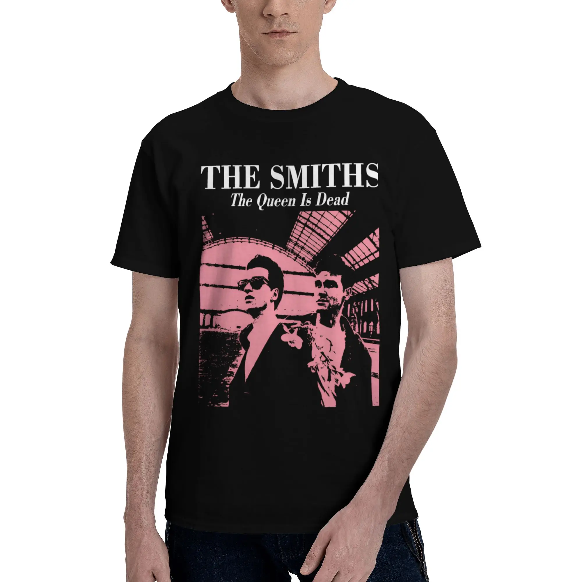 

Футболки The Smiths унисекс с коротким рукавом в стиле ретро, рок-группа, музыкальная футболка, уличная одежда, повседневная футболка с рисунком, хлопковая облегающая одежда