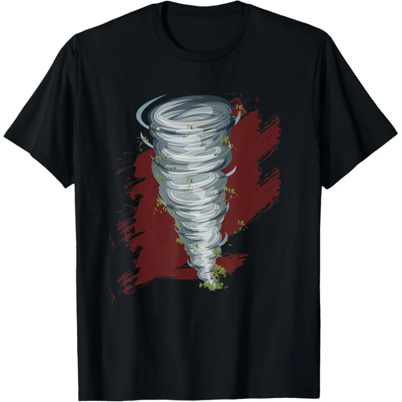 Hot Storm Chaser Extreme Meteorologist Tornado Thunderstorm Men's Black Short sleeved T-shirt