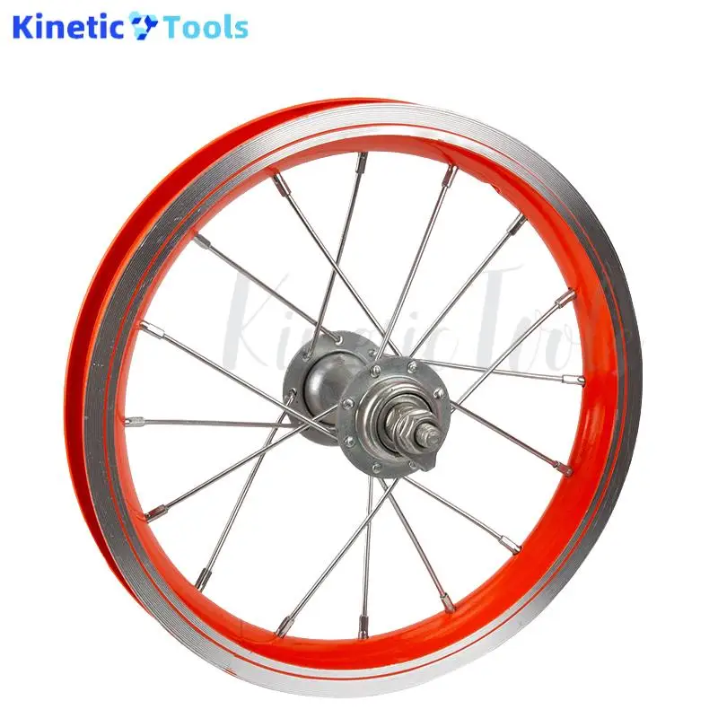 Rodas de liga de alumínio duráveis de 12 polegadas adequadas para rodas de bicicleta infantis