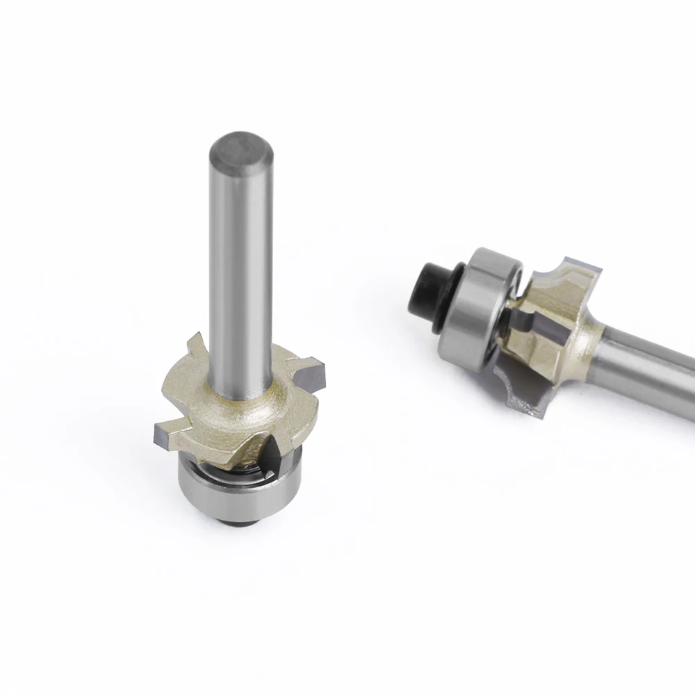 LAVIE-CNC Router Bit para Corte de Borda e Carpintaria, Clássico Cutter Bit, 1PC, 6mm, 1/4 Shank, Z4, R1, R2, R3