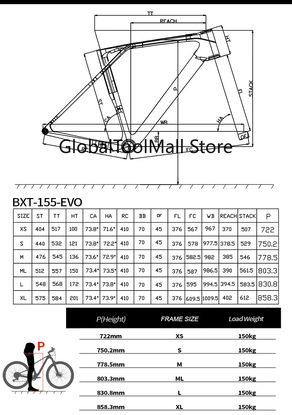 BXT EVO-155 Carbon Aero Road Frame Disc Brake T47 Bottom Bracket Full Internal Cable Routing 1000g Ultra Light 700Cx32C Tires