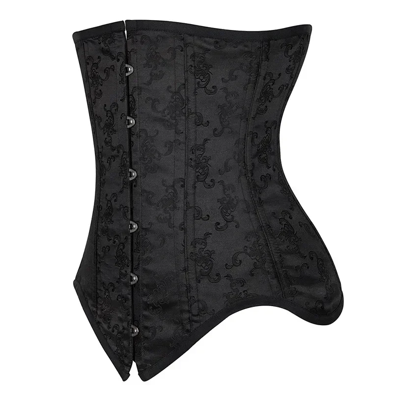 Long Torso Gothic Corset Slimming Waist Corset Waist Trainer Modeling Strap Underbust Corselet Tummy Control Girdle Steel Bone