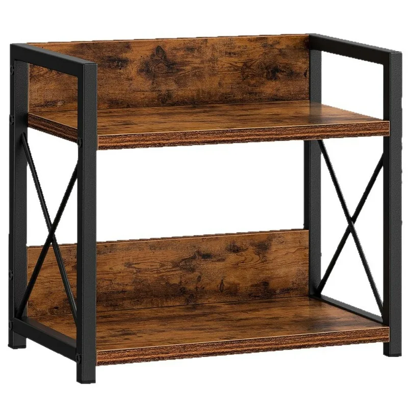 Factory Direct 2026  Wood Combination Multifunctional Shelf Kitchen Condiment Desktop Two-layer Storage